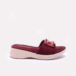 Maroon Comfy Casual Slippers 0413165