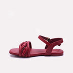 Maroon Fancy Sandals for Women