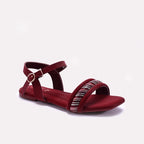 Maroon Fancy Sandals