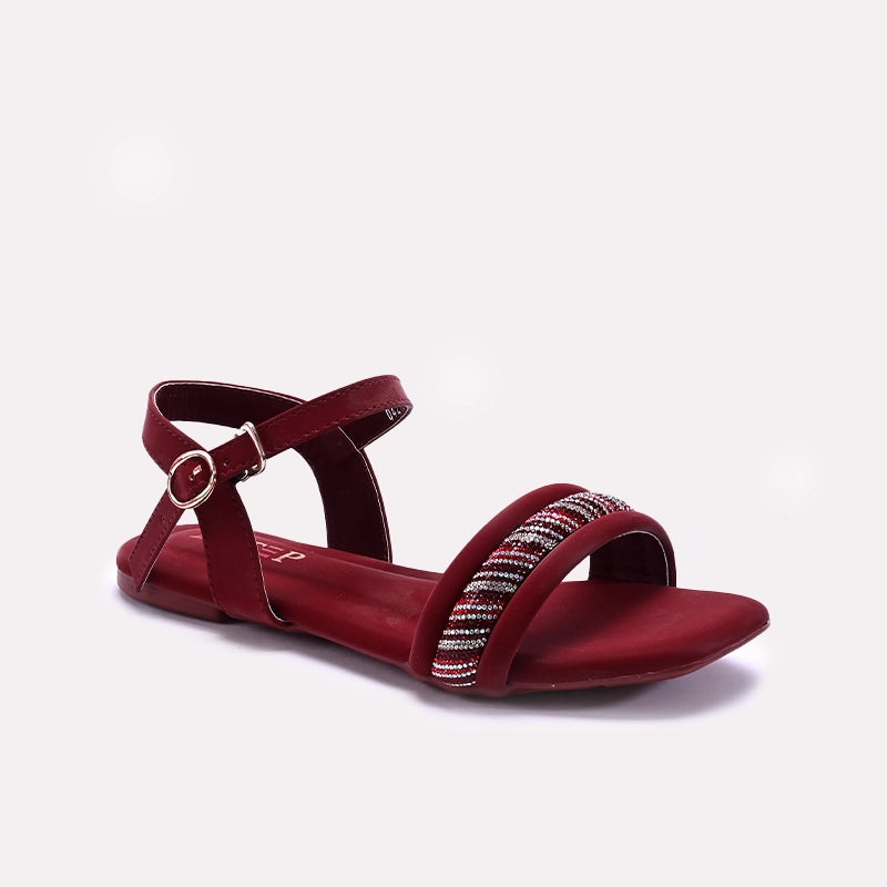 Maroon Fancy Sandals