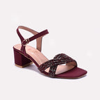 Maroon Fancy Sandals