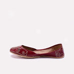 Maroon Khussa for Women