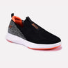 max men black slip on sneakers