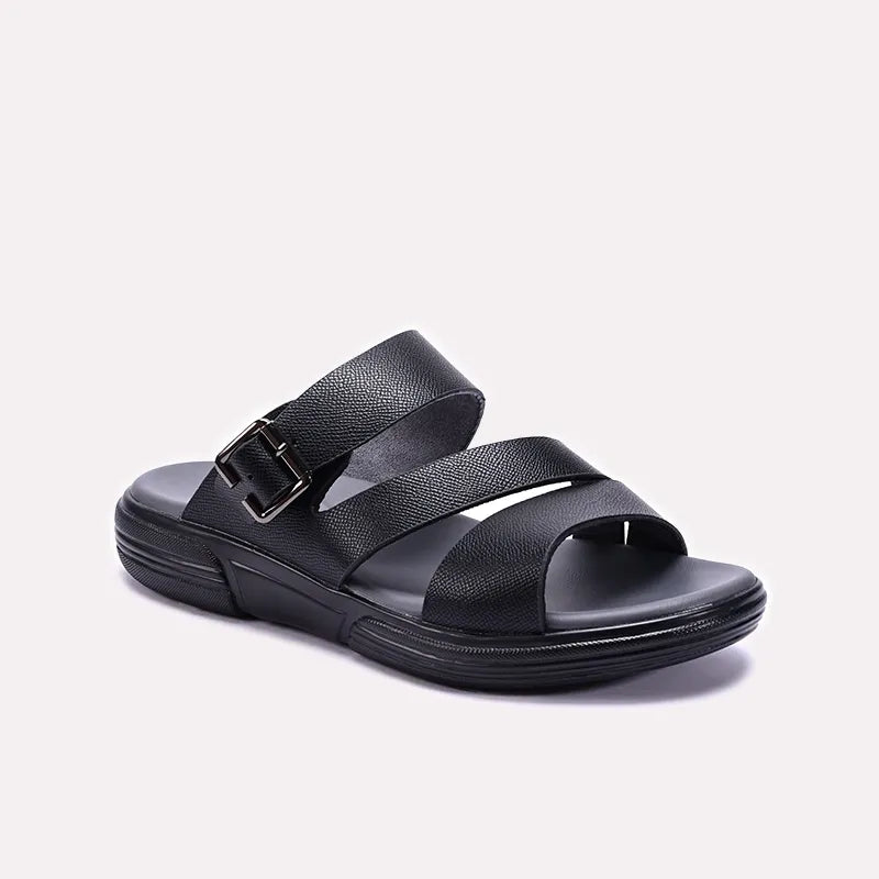 Black Casual Slippers