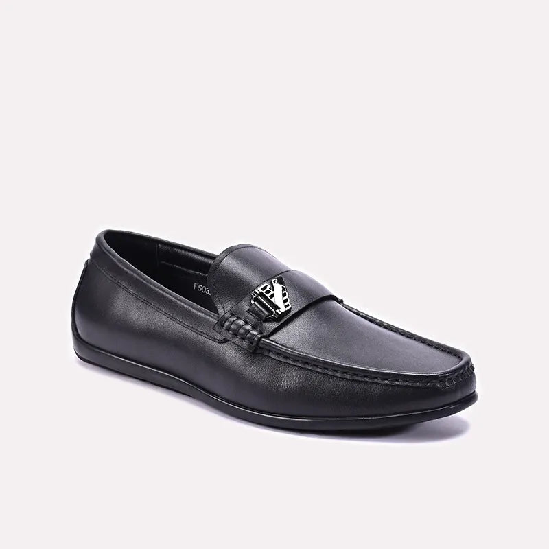 Mens Black Loafers
