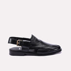 Mens Black Peshawari Chappal
