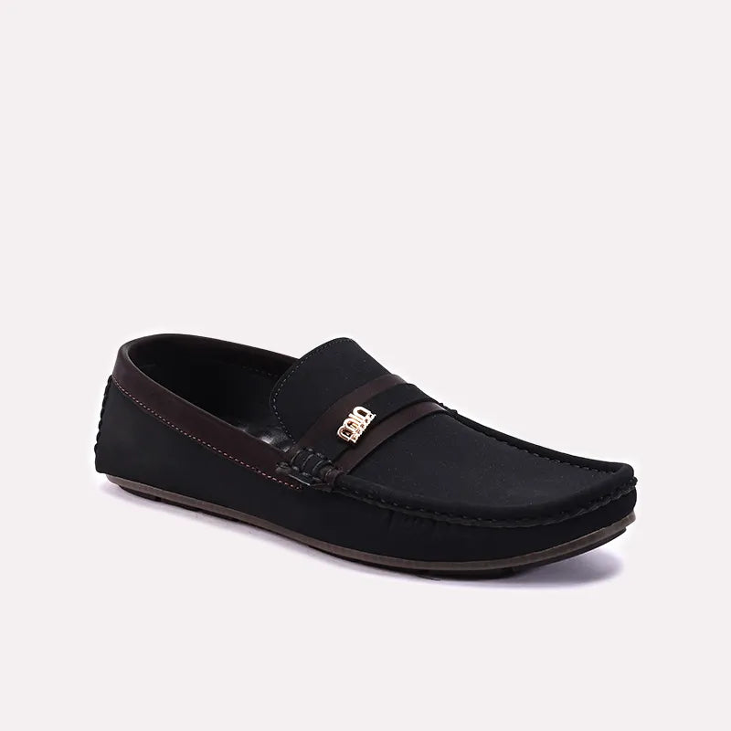 Black Velvet Loafers