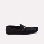 Mens Black Velvet Loafers