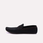 Black Velvet Loafers for Men