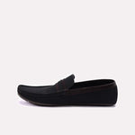 Black Velvet Loafers for Men