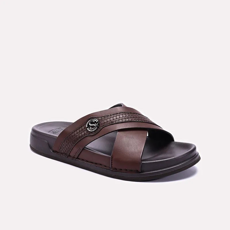 Brown Casual Slippers