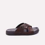 Mens Brown Casual Slippers