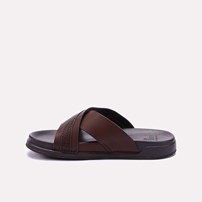 Brown Casual Slippers for Men