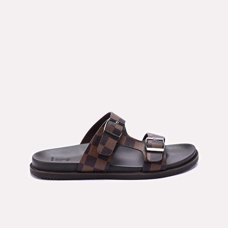 Mens Brown Casual Slippers