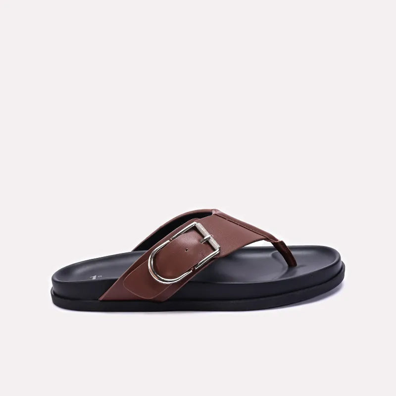 Mens Brown Flip Flops
