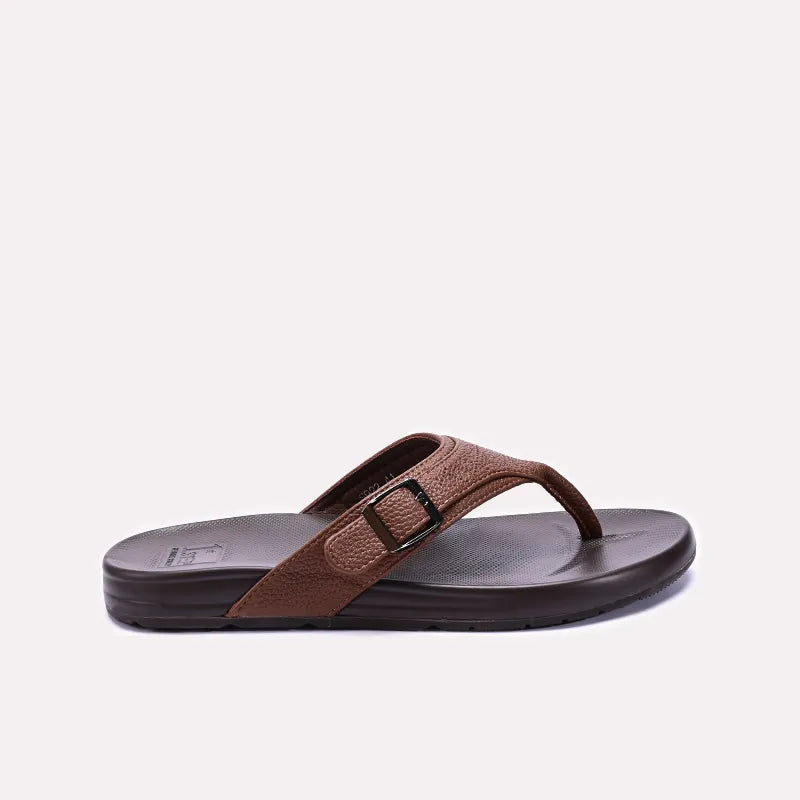 Mens Brown Flip Flops