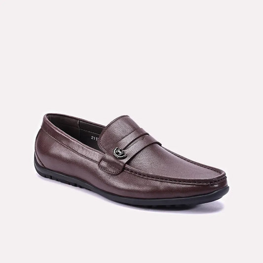 Mens Brown Penny Loafers