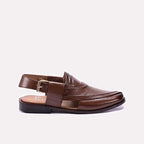 Mens Brown Peshawari Chappal