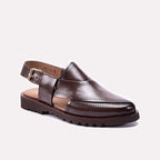 Brown Peshawari Sandals