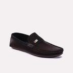 Brown Velvet Loafers