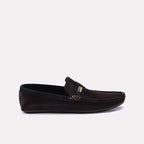 Mens Brown Velvet Loafers
