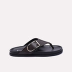 Mens Dark Brown Flip Flops