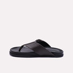 Dark Brown Flip Flops for Men