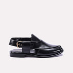 Black Peshawari Chappal 0141070