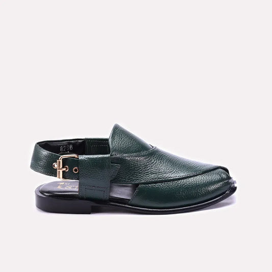 Mens Green Peshawari Chappal