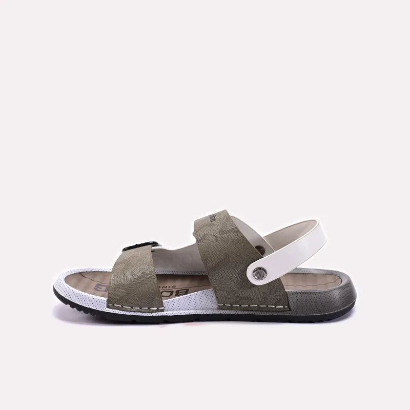Khaki Casual Sandals for Men