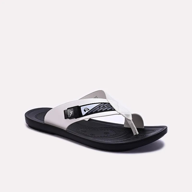 White Casual Slippers