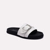 White Casual Slippers