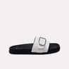 Mens White Casual Slippers