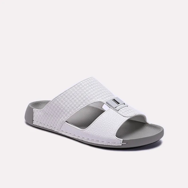 White Casual Slippers