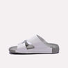 White Casual Slippers for Men