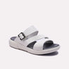 White Casual Slippers