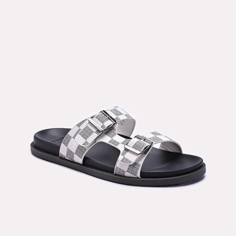 White Casual Slippers