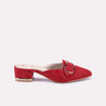 meryl women red casual heel pumps