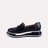 michelle black moccasin shoes for women