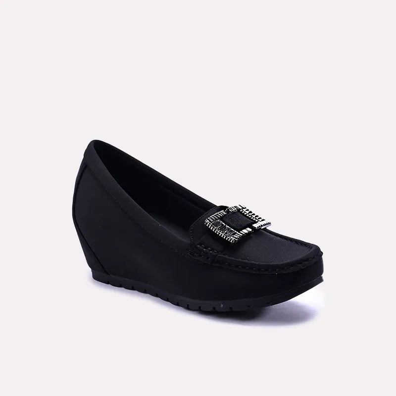 milana black casual pumps