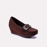 milana brown casual pumps