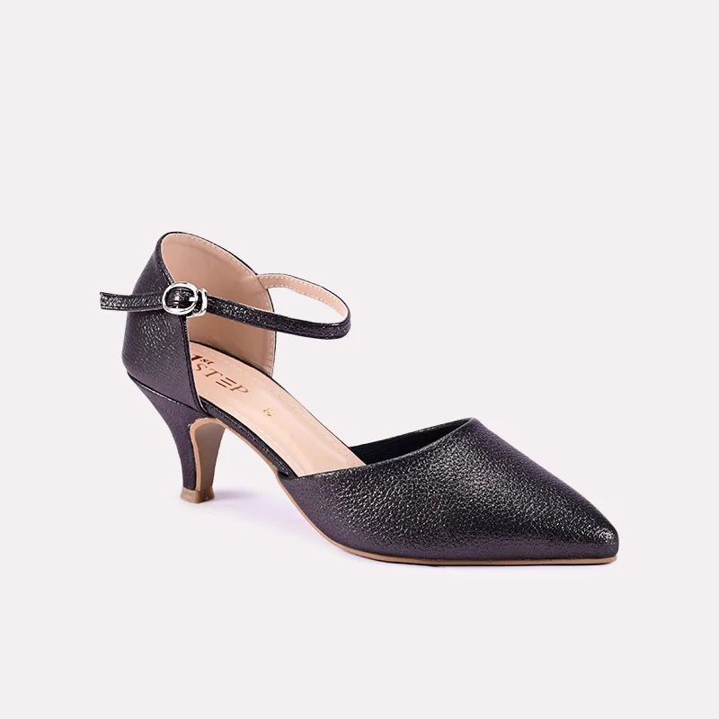 mindy black casual pumps