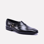 Monarch Black Monk Strap Dress Shoes 0111145