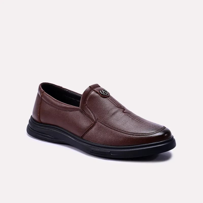 montague brown dress loafers