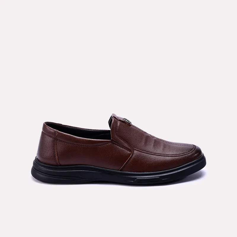 montague mens brown dress loafers