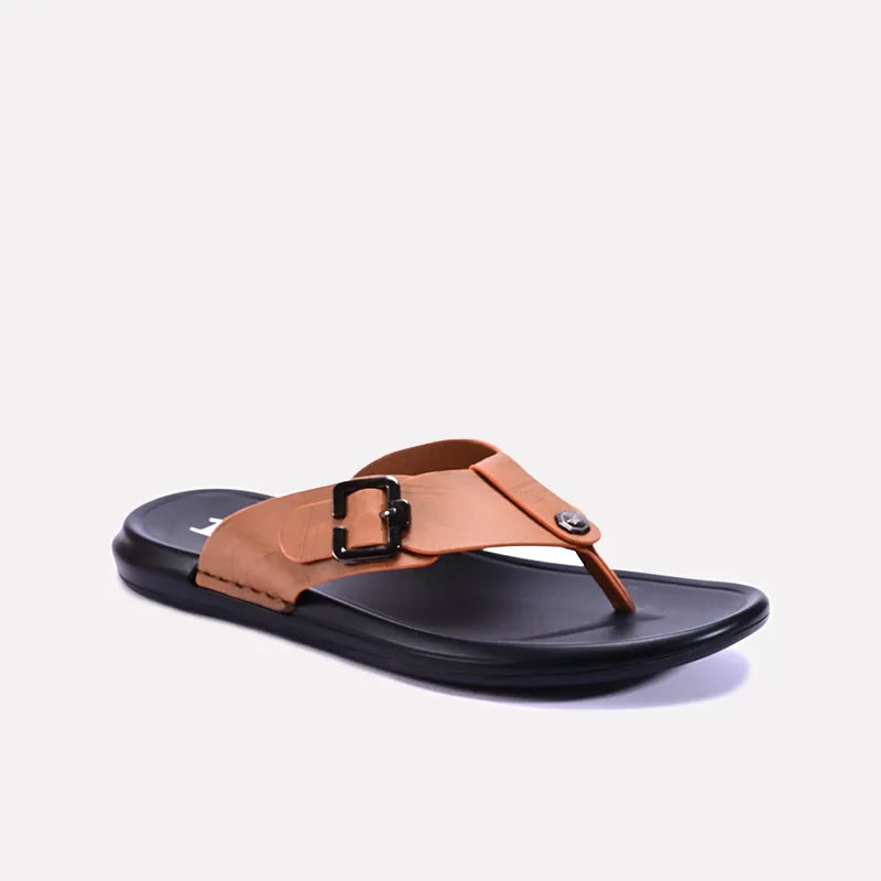 montgomery mustard flip flop slides