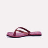 moreton maroon fancy thong slippers for womens