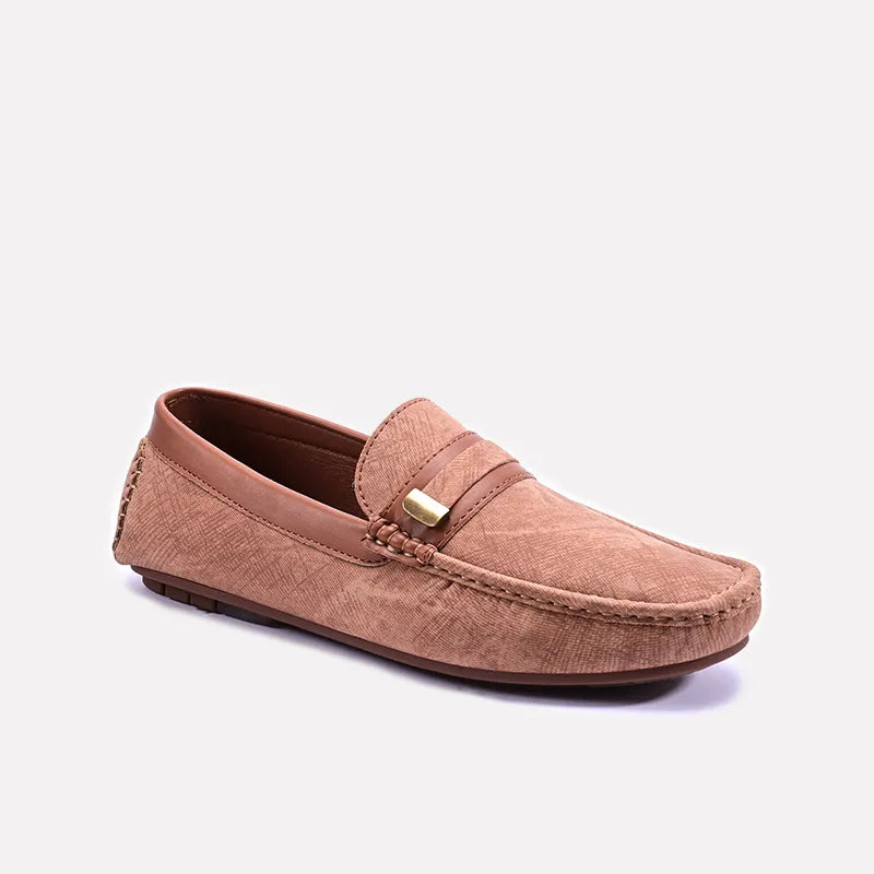 Mustard Classic Loafers For Men 0130776