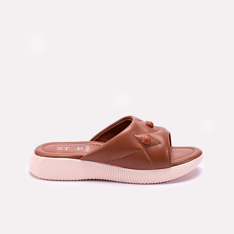 Womens Mustard Comfy Casual Slippers