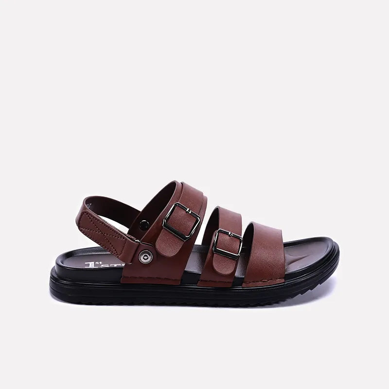 Mustard Soft Buckle Sandals For Men 0141014